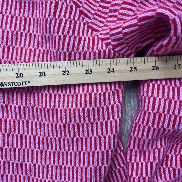 33 Degrees Christmas Cardigan Knit Sweater Plus Size 3XL Red Boxy Sparkle Button - Picture 5 of 10